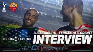 SPURS 41 ROMA  LUCAS MOURA AND FERNANDO LLORENTE ON ROMA VICTORY  SpursInUSA [upl. by Wilda]