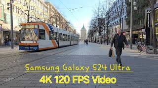 Samsung Galaxy S24 Ultra 4K 120 FPS Video Test Original No Edits samsung Mannheim [upl. by Lucila]