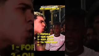 Essas rimas é pra dá replay 🤣🤣🤣 rimas rimascompilation batalhaderima [upl. by Namhcan]