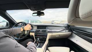 BMW F01 730d POV  Work commute [upl. by Zulaledairam910]