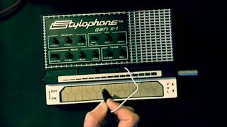 Stylophone Gen X1 Looping Jam  Impro Test [upl. by Port]