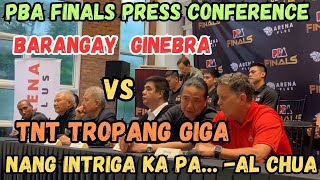 Ginebra  vs Tropang Giga  PBA Finals Press Conference [upl. by Melvina]