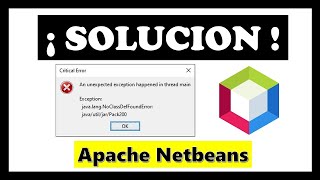 SOLUCIONAR ERROR  java lang PARA INSTALAR APACHE NETBEANS [upl. by Lativa]