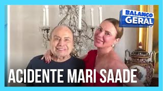 Mari Saade esposa do Stenio Garcia se envolve em acidente de trânsito [upl. by Gerrald74]