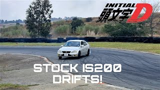 The Stock Lexus Is200 can Drift  I blew my first tyre [upl. by Iinden578]