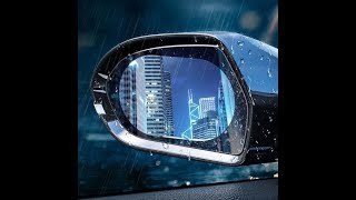 Baseus 015mm Rainproof Film Car Rearview Mirror Film AntiFog Rainproof AntiGlare Film [upl. by Aicatsan]