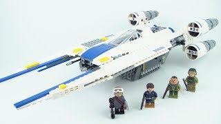 LEGO Star Wars Rebel UWing Fighter 75155 Review [upl. by Arais383]