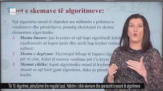 TIK 10  Algoritmet përkufizimet dhe rregullat bazë Ndërtimi i bllokskemave [upl. by Pendergast670]