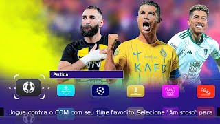 Pes 2024 PPSSPP Brasileirão e Europeu [upl. by Garcia637]