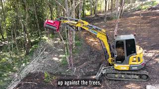 Fecon FMX36 Excavator Mulcher  with Jake from Fecon Australia [upl. by Zawde]