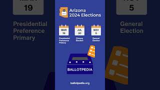 Arizona 2024 Election Dates [upl. by Agnizn26]