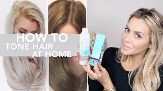 How to Professionally Tone Hair At Home [upl. by Ecirtaeb333]