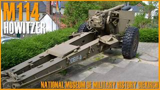 M114 155mm Howitzer  Walkaround  National Museum of Military History Diekirch [upl. by Menard]