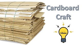 cardboard craft ideas  how to make home bank for kids  piggy bank  best out of waste ideas [upl. by Eedissac]