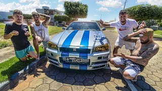 MEUS AMIGOS NÃO GOSTARAM DO TUNING NO SKYLINE GTR [upl. by Ttenyl584]