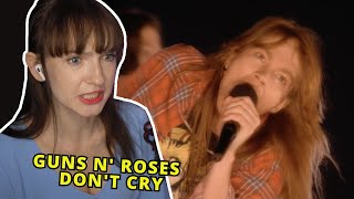 Guns N Roses  Dont Cry  First Time Reaction [upl. by Eityak572]