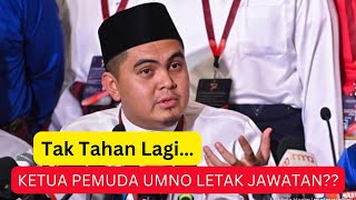 KETUA PEMUDA UMNO MALAYSIA LETAK JAWATAN [upl. by Specht]