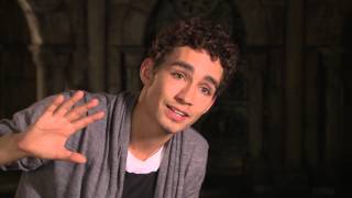 Robert Sheehans Official The Mortal Instruments City of Bones Interview [upl. by Nosoj147]