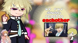 my favourite characters react to eachother  neito monoma  MHA  part 4 [upl. by Nuahsor]