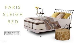 Paris Iron Sleigh Bed from Charles P Rogers [upl. by Becka]