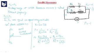 Parallel resonance  Circuits amp Systems  Lec  75 [upl. by Yrelbmik683]