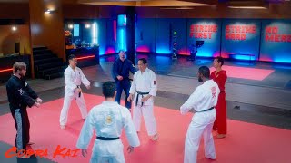 Chozen vs Cobra Kais Senseis Fight Scene 4K  Cobra Kai Season 5 [upl. by Nael835]