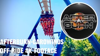 Afterburn  Carowinds  Offride Footage 2023  4K [upl. by Peddada]