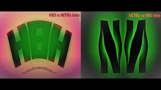 HBO vs Netflix logo intro negativemirroring [upl. by Glovsky]