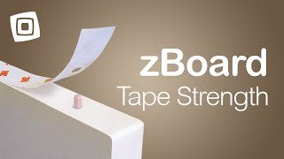 Way Basics zBoard Tape Strength Demo [upl. by Thursby]