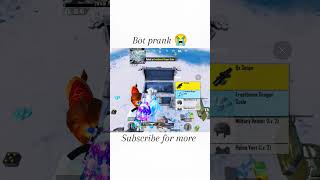 Bot prank ll wait for vascoplayzZzYT bgmi viralvideo [upl. by Leuqar40]