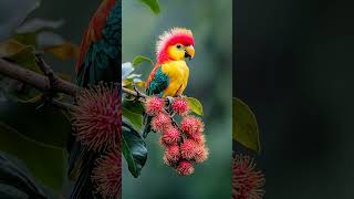 Tropical Guardian The Pineapple Bird and Its Hatchlings nature wildlife shorts ai [upl. by Leiahtan]