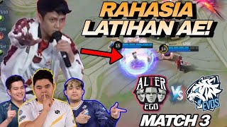 TERNYATA INI KUNCI KEKUATAN ALTER EGO  GA NYANGKA  EVOS VS ALTER EGO MATCH 3  MPL S12 [upl. by Leopoldeen278]