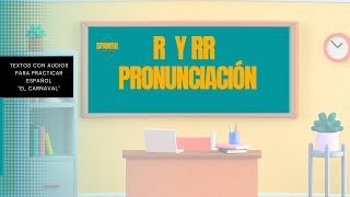 R Y RR Pronunciation and accentuation in Spanish R Y RR Pronunciación y acentuación en español [upl. by Ecinhoj]