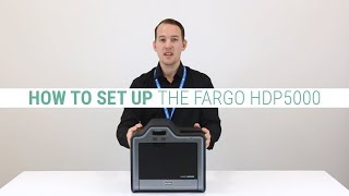 How to Set Up the Fargo HDP5000 ID Card Printer [upl. by Gilberto]