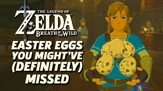 Zelda Breath of the Wild Easter Eggs You Mightve Definitely Missed [upl. by Hairam]