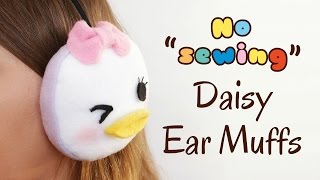 DIY Tsum Tsum Earmuffs  No Sewing Tutorial  ツムツム 自身で作ろう [upl. by Ertha]