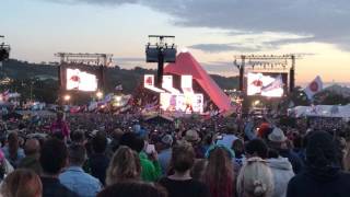 Ed Sheeran  Castle on the Hill at Glastonbury 2017 [upl. by Alodie]