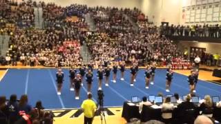 Lincoln Way East Cheer 20152016  LWN [upl. by Eerazed234]