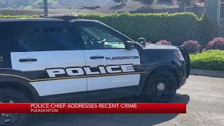 Pleasanton Police Chief addresses recent crime [upl. by Anaz]