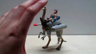 DinoRiders Struthiomimus Toy Review [upl. by Anayek280]