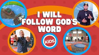 I WILL FOLLOW GODS WORD  BRIDGEWOOD KIDS ONLINE  July 21 2024 [upl. by Elrahc927]