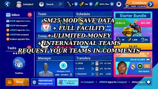 SM 25 mod save data v 102 FULL FACILITY  UNLIMITED MONEY 2 [upl. by Ailimat621]