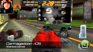 Carmageddon for iPhone  handson [upl. by Attenov]