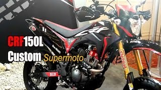 Tampakan Honda CRF150L Custom Supermoto  Bikin Penasaran [upl. by Marve]