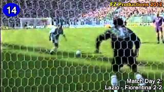 Giuseppe Signori  188 goals in Serie A part 15 137 Foggia and Lazio 19911993 [upl. by Ardnaik]