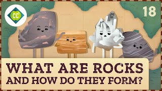 What Are Rocks and How Do They Form Crash Course Geography 18 [upl. by Anived]