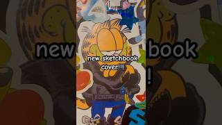 making a sketchbook cover art trend shorts [upl. by Phia]