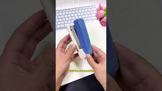 This Deli stapler that can be used to staple in the middle is really convenient It can rotate 3 [upl. by Htidirem]