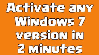 Windows 7 Activator by DAZ Download [upl. by Jemine]