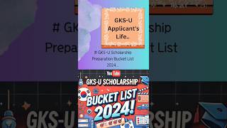 GKSU Scholarship Preparation 20242025 quot Checklists quot  Heres your mustdo list gks trending [upl. by Arev781]